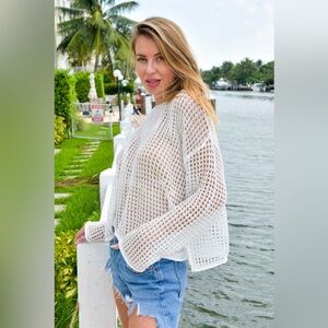 Crochet Cover Up Sweater